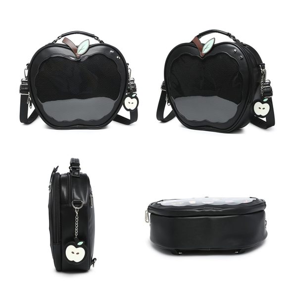 Cute Red Apple Ita Bag Kawaii Pin Display Purse Backpack Crossbody Shoulder🦇 - Picture 5 of 7